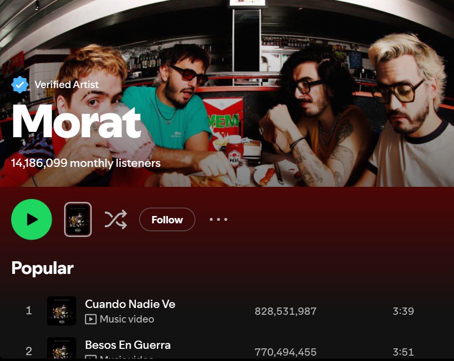 This AI band I created is bringing in $300K a month.  

Nearly reached 1 billion streams. 

Though they have NO songs that go viral (Although they all sound the same)…

Nobody notices they’re AI.

If you want to learn how to create an AI band DM me.