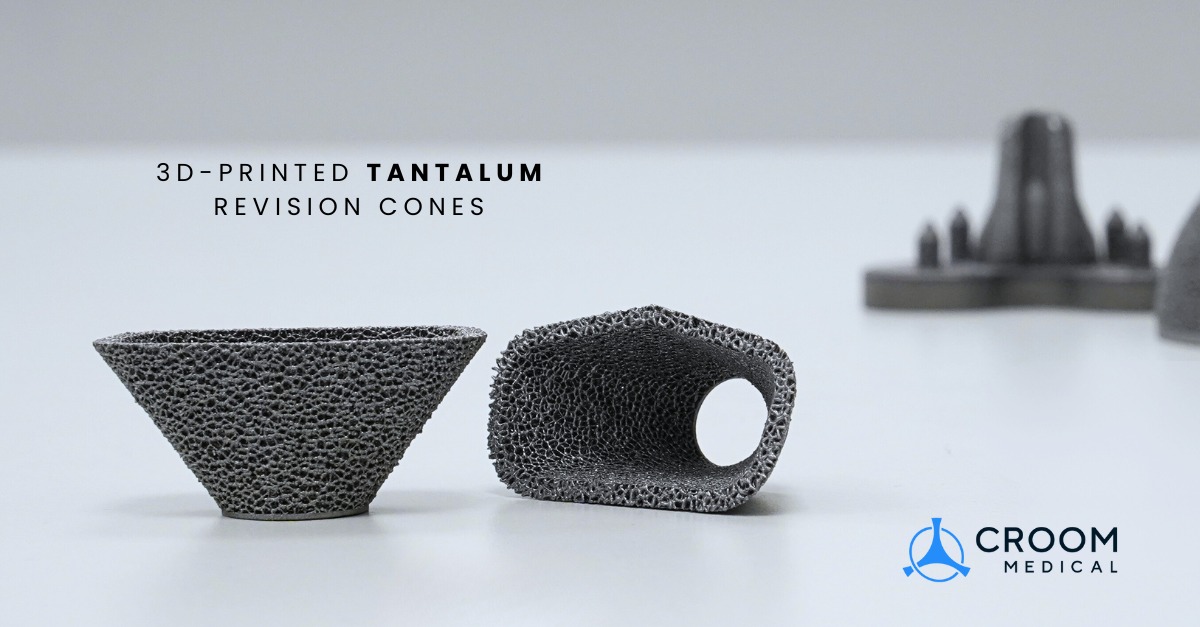 PaByrnes_'s tweet photo. @DabsMalone We are 3D printing Tantalum and Titanium here at Croom Medical. Your work is beautiful! https://t.co/n4BBkHO2XM