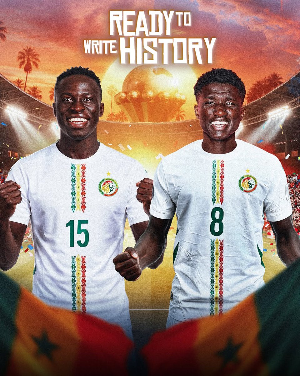 Let's do this Krepin and Lamine! 🇸🇳

Our Lions are ready to write history! 🔥