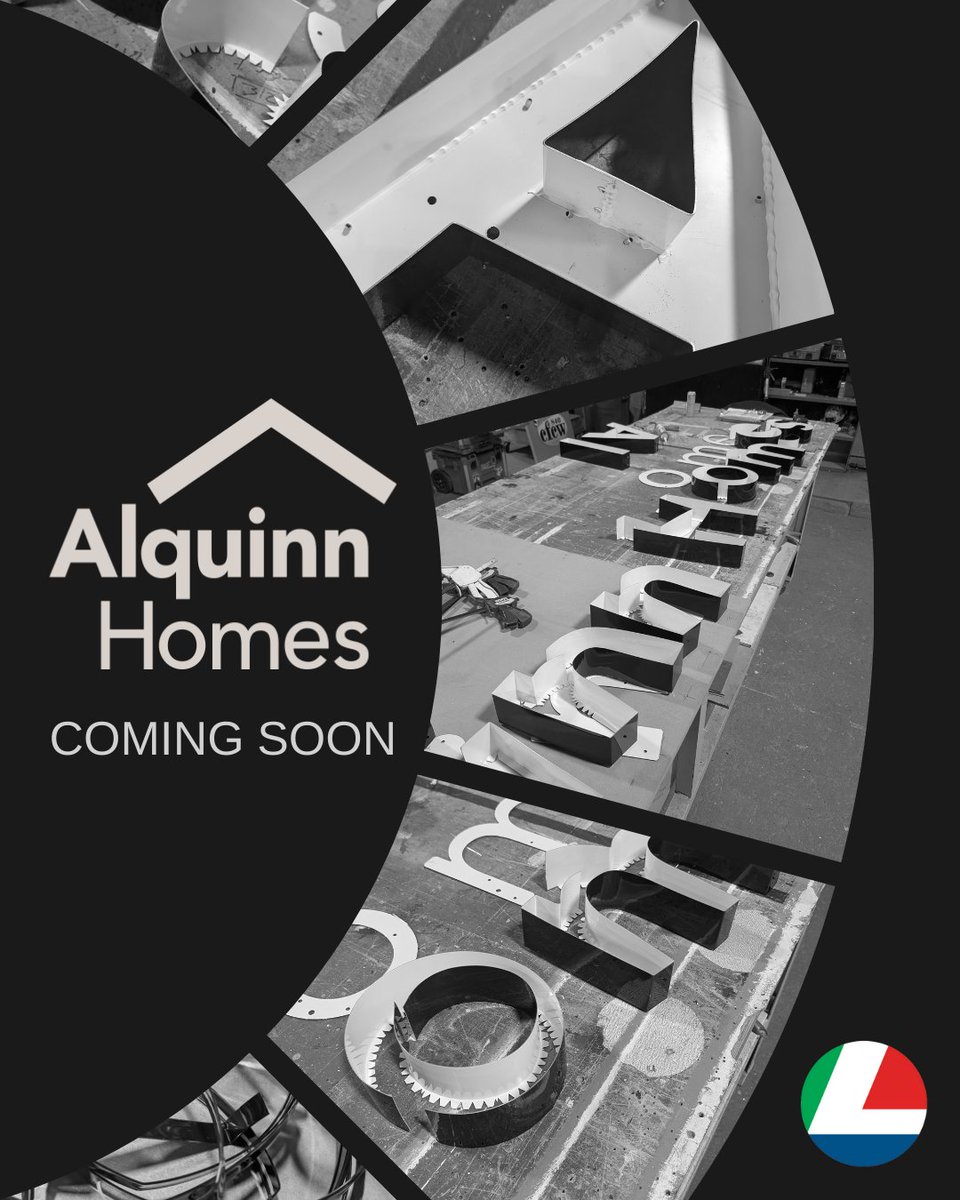 We love build days in the shop!

Right now we’re wrapping up the signage package for Alquinn Homes’ new HQ at 70 Manitoba Court in Spruce Grove.

Can’t wait to get this one installed — stay tuned for the final look!