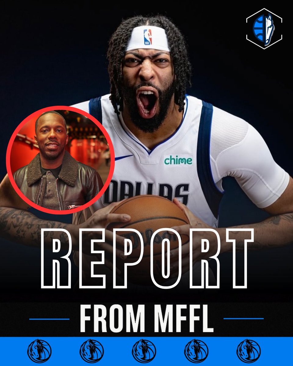 Mavs_FFL's tweet photo. Report: Rich Paul wants AD traded by the deadline, but the Mavs won’t be bullied into trading him and feel comfortable keeping AD into the offseason, per ESPN

#MFFL https://t.co/u0TTnmHkAF