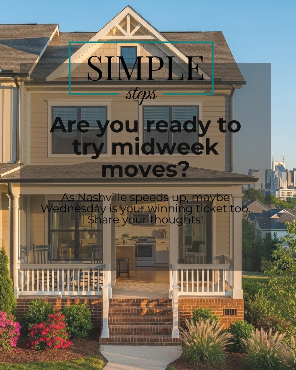 EXIT_Prime's tweet image. Smart home hunters know: Wednesday is your secret weapon! 🗝️🏡

Plan your weekend tours and meet with a realtor midweek to beat the crowds. Sellers, list on Wednesdays for offers averaging $1,700 more! Stand out in the fast-paced Nashville market. #MidweekMoves