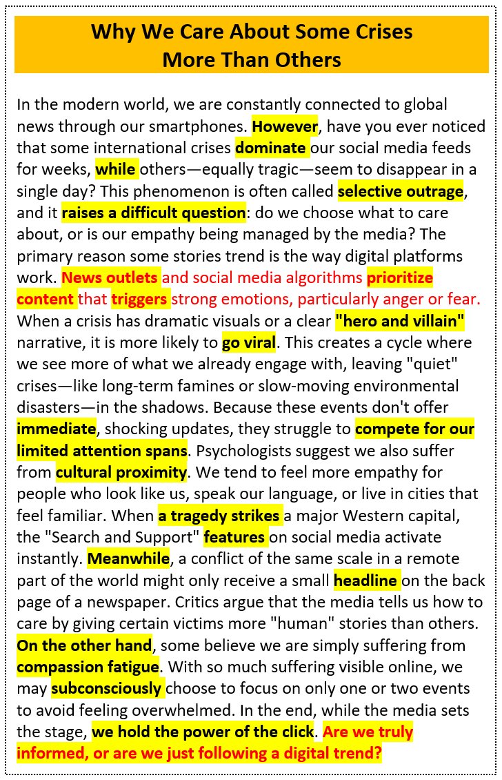 seyfihoca's tweet photo. C1 level reading passage ⤵️