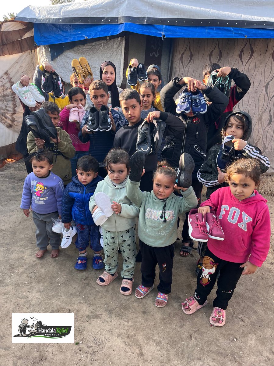 Handala_Relief's tweet image. The children received new shoes in Jaffa Camp in Gaza City.

Your donations make a difference, every day we have a new charitable mission.

Please, Donate and share.
chuffed.org/project/163725…