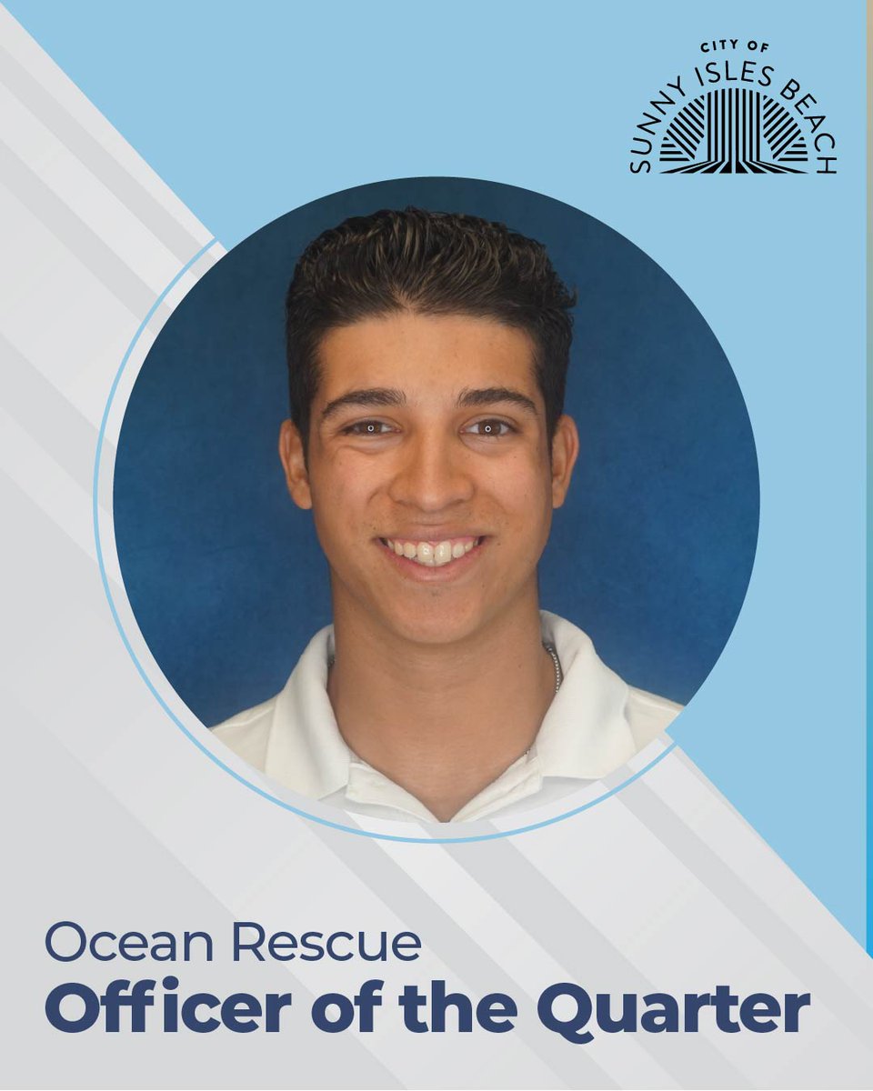 SIBPD's tweet image. Join us in congratulating Ocean Rescue Officer Alexander Servilla, who has been named Officer of the Quarter for October, November, and December 2025. Thank you for your unwavering dedication and continuous efforts to keep our beaches safe!