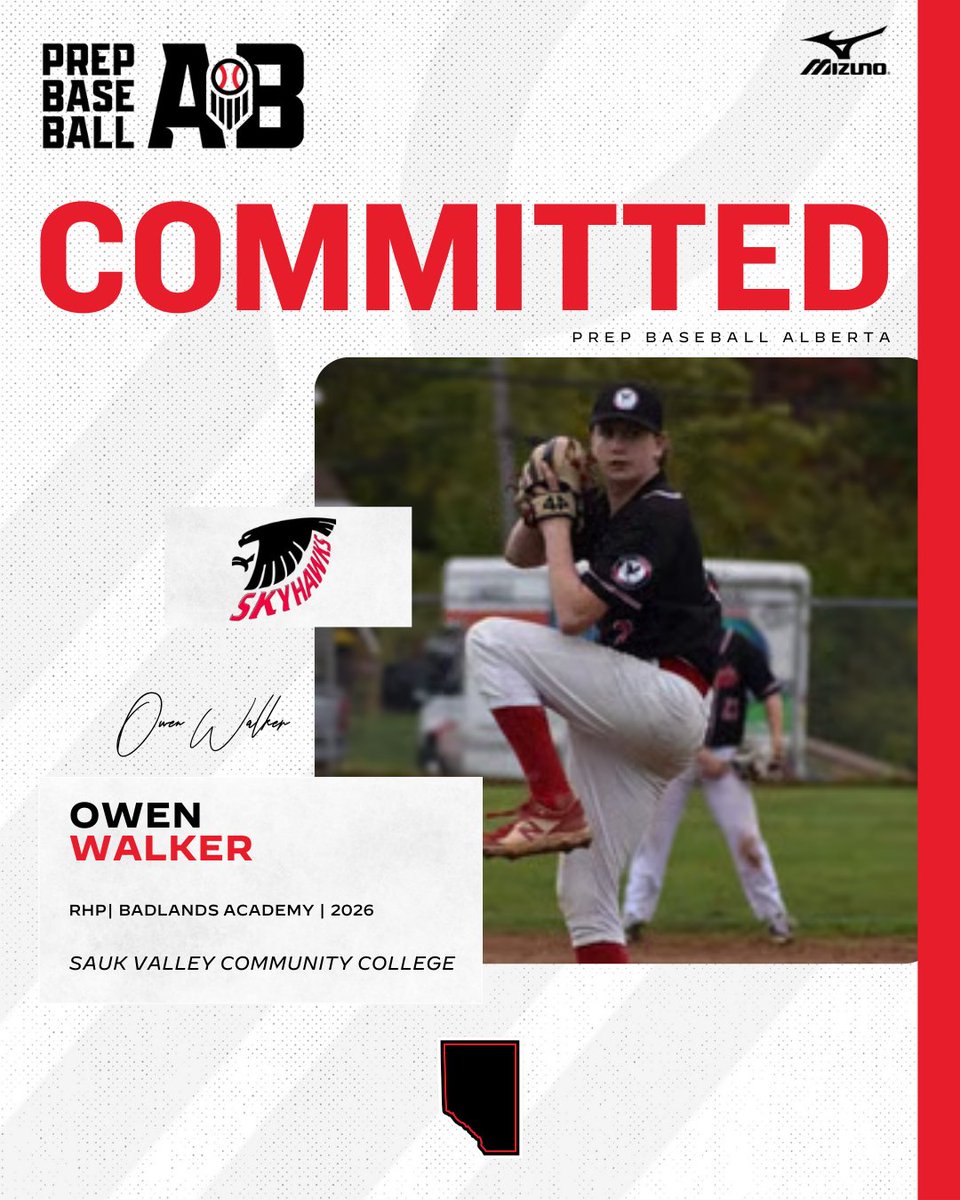 🚨𝐂𝐎𝐌𝐌𝐈𝐓𝐌𝐄𝐍𝐓 𝐀𝐋𝐄𝐑𝐓🚨

'26 RHP Owen Walker (<a href="/AcademyBadlands/">Badlands Baseball Academy</a>) has announced his commitment to Sauk Valley Community College. 

#OffTheBoard🇨🇦 | #BeSeen
