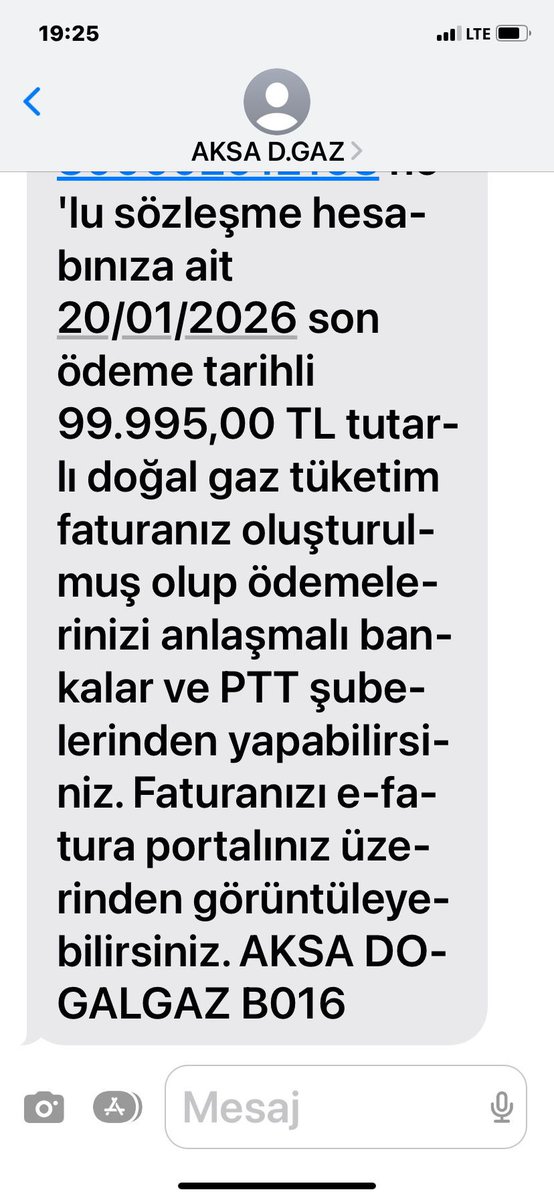 100.000 olsa duramazdık 99.995 tl #doğalgaz faturası batmışız :))