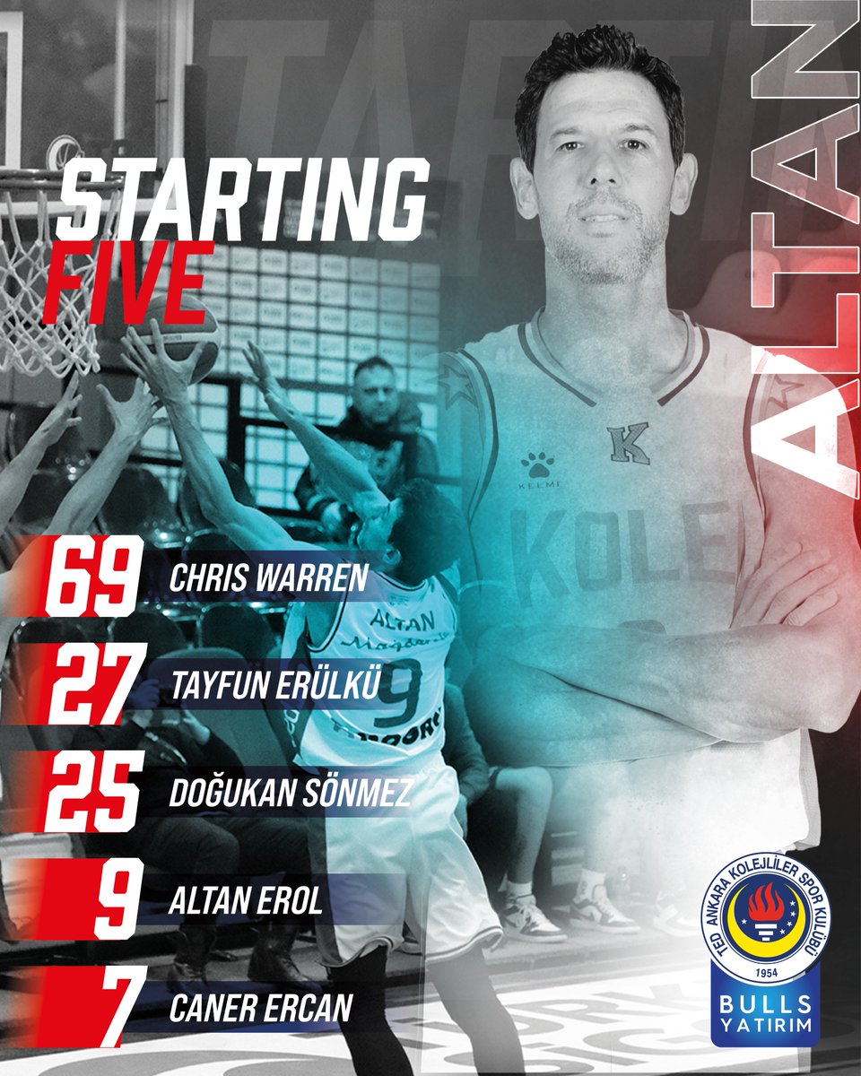 Starting Five 🏀

#basketball🏀 #basketbol #kolejliler #ted #BullsYatırımTEDAnkaraKolejlilerBasket