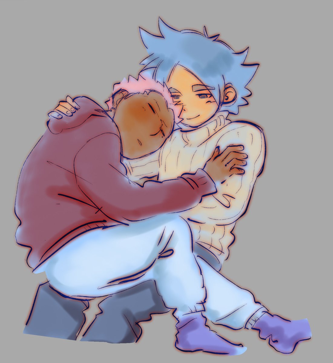 O2__05's tweet image. j'ai pensé à fubuki et someoka trop fort