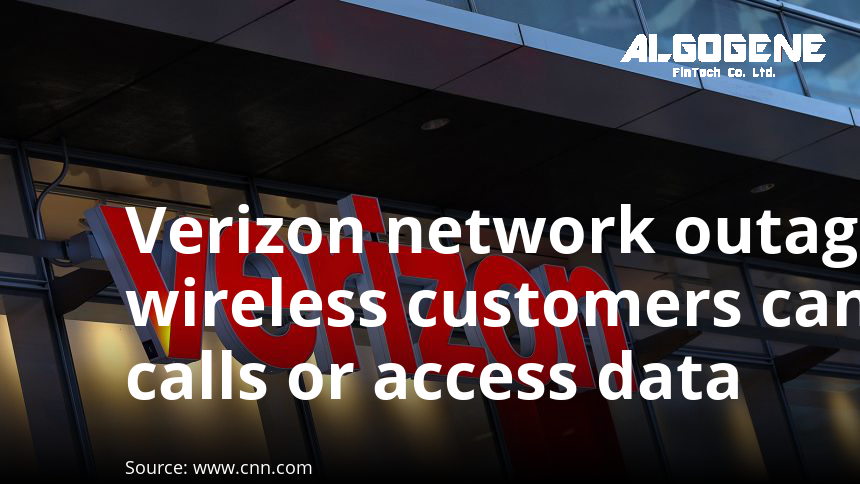 ALGOGENE_'s tweet photo. 🌍💹 Verizon network outage: Some wireless customers can’t place calls or access data. Continue reading 👉https://t.co/akvqIwa14b

#ALGOGENE #BreakingNews #VerizonOutage #NetworkDown #WirelessIssues #ConnectivityProblems https://t.co/64w3yn5uGk