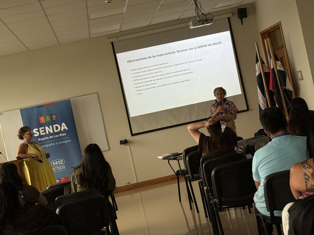 SENDALOSRIOS's tweet image. 📌 En el Auditorio de la U. San Sebastián se realizó la Jornada de Evaluación Anual de Recuperación 2025 de la Red de Tratamiento e Integración Social de @SENDALOSRIOS 
Se revisaron avances 2025, resultados evaluación técnica y desafíos de calidad, proyectando el trabajo 2026 🤝