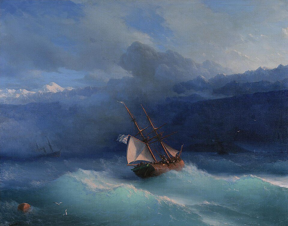 impression_ists's tweet image. Ivan Aivazovsky