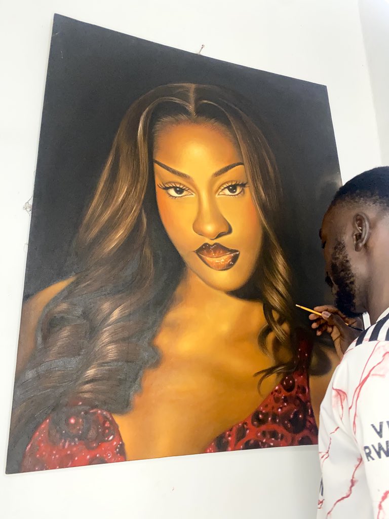 austine_artzz's tweet photo. Not to brag but I painted this @temsbaby @shine_rosman https://t.co/9cZhMLqNrG