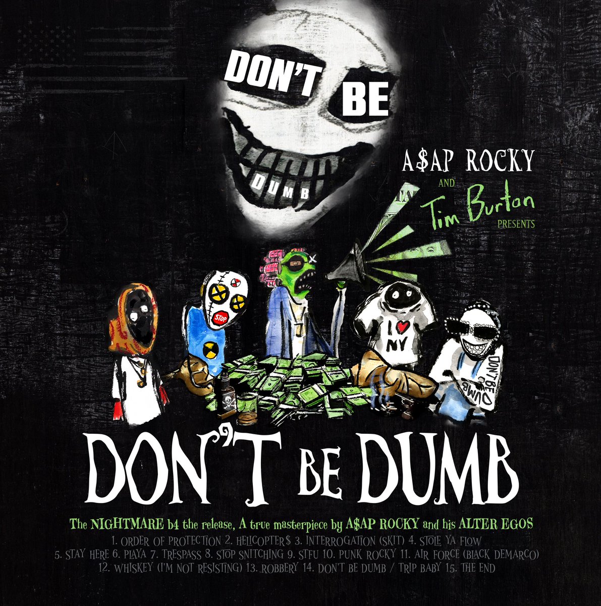 asvpxrocky's tweet image. DONTBEDUMB OFFICIAL TRACKLIST!!!🔥