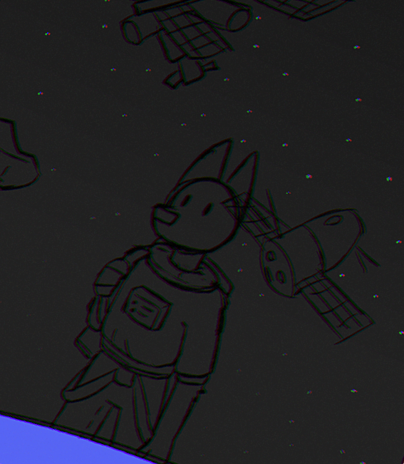 Practicing poster art