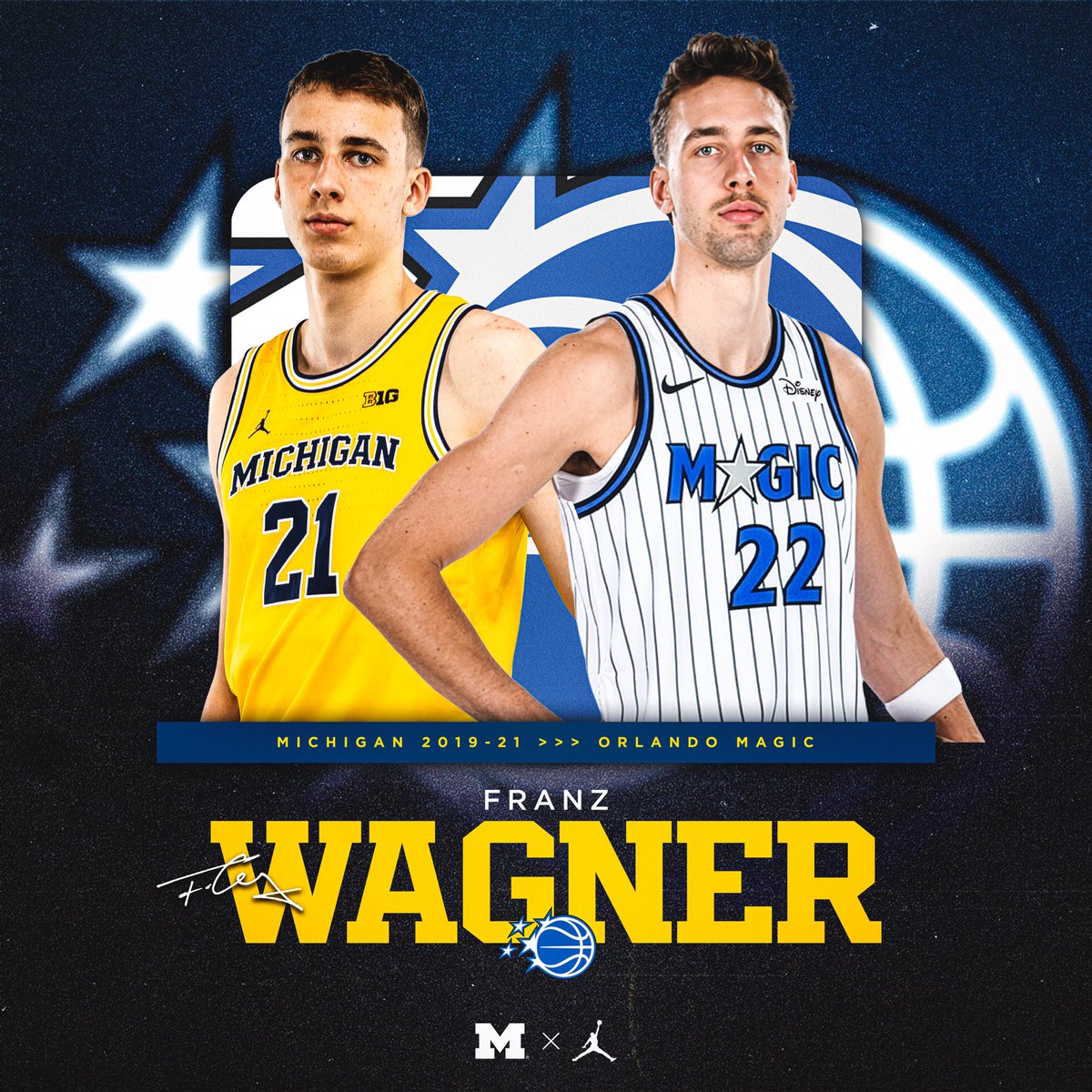 umichbball's tweet image. Help send former Wolverine and @OrlandoMagic star Franz Wagner to the 2026 NBA All-Star Game!

Voting closes tonight at 11:59 p.m. so today your vote counts as extra! Vote here » vote.nba.com

#ProBlue