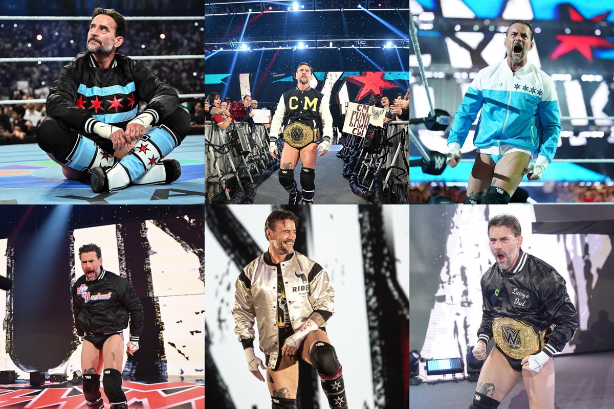 I love CM Punk's bomber jacket looks 🔥