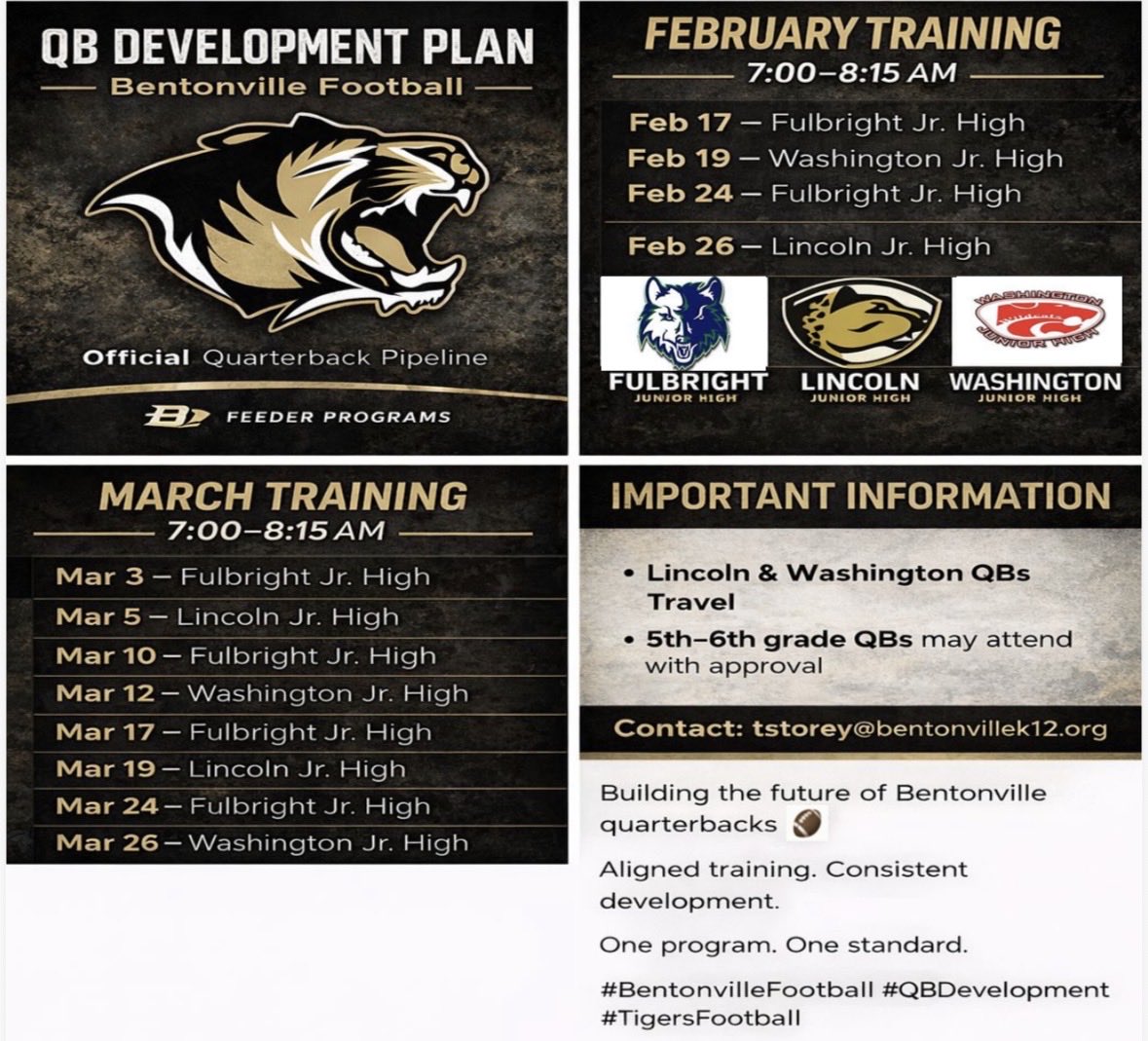 Bentonville Football tweet media