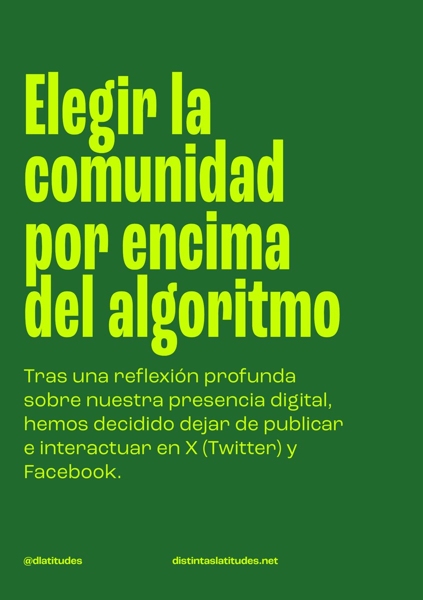Factual_MX's tweet photo. 📣 En Factual apostamos por el encuentro, escucha y reflexión colectiva. 

Por eso, a partir de hoy dejaremos de publicar e interactuar en X y Facebook. Lee la reflexión completa: https://t.co/CKO9ZQOtyP

🔹️Las cuentas permanecerán abiertas como un archivo de lo construido. 1/2 https://t.co/LFm44JQxLc