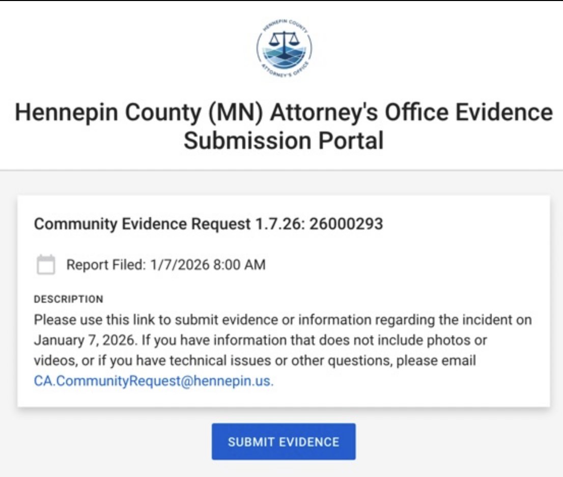 EdKrassen's tweet image. BREAKING: The Hennepin County, Minnesota attorneys office is moving full steam ahead with their investigation into ICE agent Jonathan Ross’ killing of Renee Good.

While the Trump DOJ is not cooperating with them at all, they still believe that they may have enough to bring…