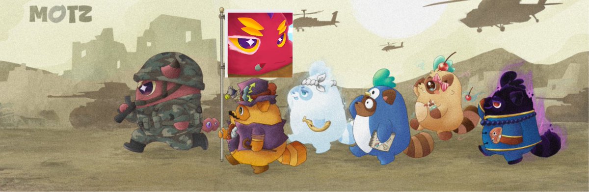 MarkofTheZeal's tweet image. We built a custom tool so you can add YOUR Moki (or PFP) directly to the MoTZ club banner.

Generate your flag and enlist in the regiment here 👇