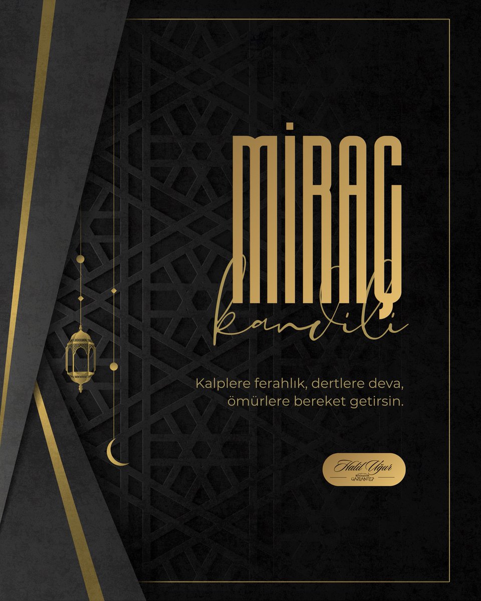 Miraç; inancın, sabrın ve umudun semaya yükseldiği kutlu bir yolculuktur.

Bu mübarek gecenin; şehrimize, ülkemize ve tüm İslam âlemine hayırlar getirmesini diliyorum.
#MiraçKandilimiz mübarek olsun.