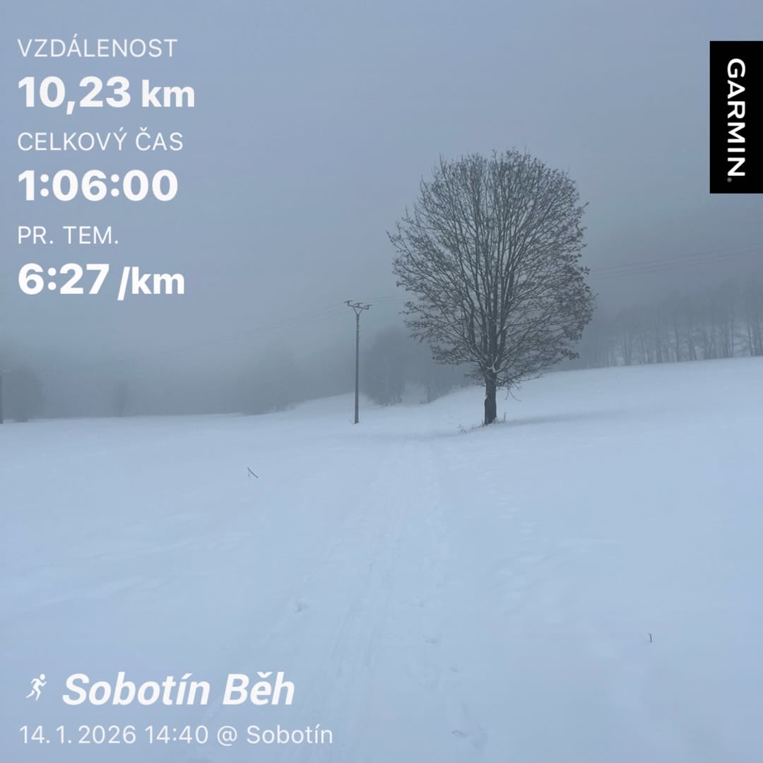 Cesta do nikam byla náročná. Sníh. Překvapivě 😊