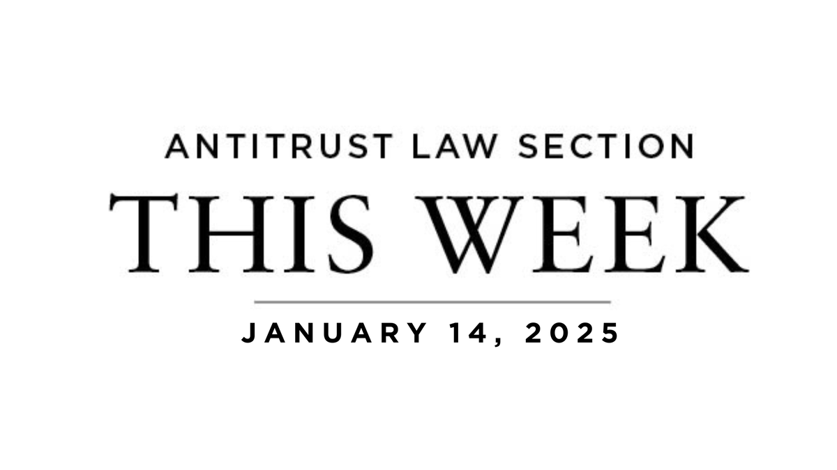 abaantitrust's tweet image. 📣The latest edition of "This Week in Antitrust &amp;amp; Consumer Protection" is available! Explore the latest thought leadership on #antitrust, #consumerprotection, and #dataprivacy. Read: linkedin.com/pulse/week-ant…

Highlights: Register Now! 2026 Next Generation of Antitrust Scholars