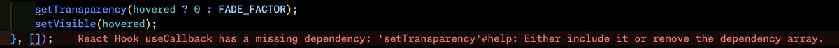 i wish the oxlint `react/exhaustive-deps` hook was more like the biome one where i can say if things are stable but i guess they are aiming for equivalent to eslint rules