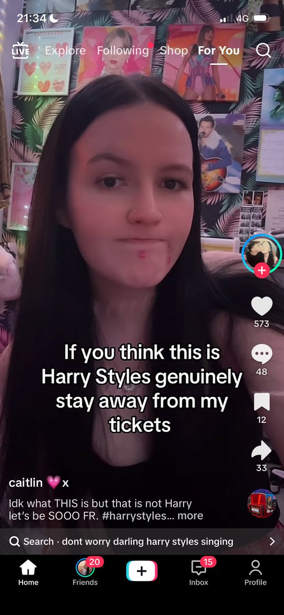girl u mean stay away from MY tickets. how are harry fans not recognising harrys voice ?