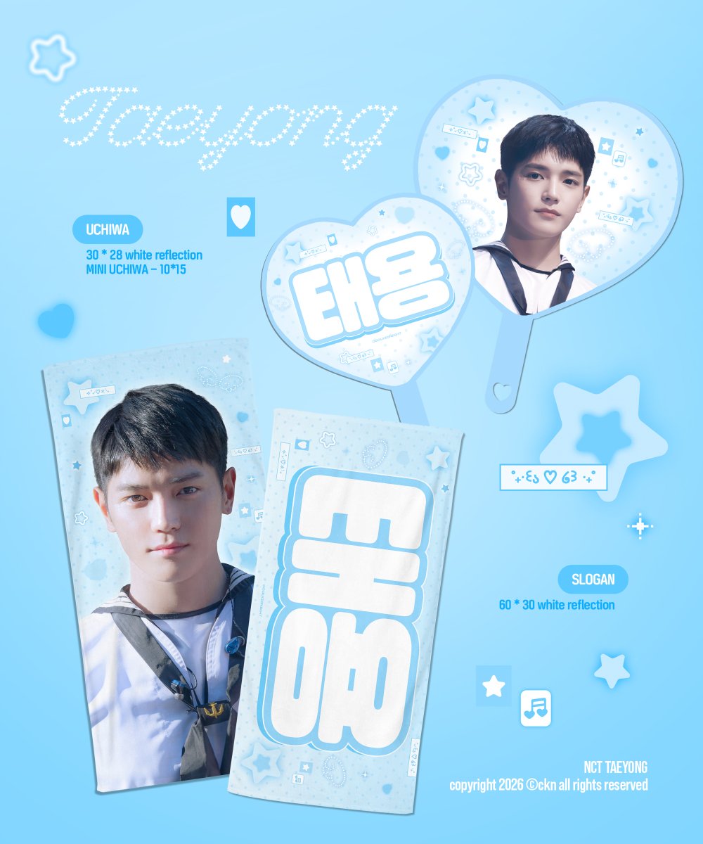 ckn_video's tweet image. 2026 𝗖𝗛𝗘𝗘𝗥𝗜𝗡𝗚 𝗞𝗜𝗧 For #태용 © ckn

📥 ~ 1/16 13:30
🌐 url.kr/7zvjwh
📨 콘서트 현장 수령 가능

RT. 추첨 2분께 미니 우치와 선물 드립니다