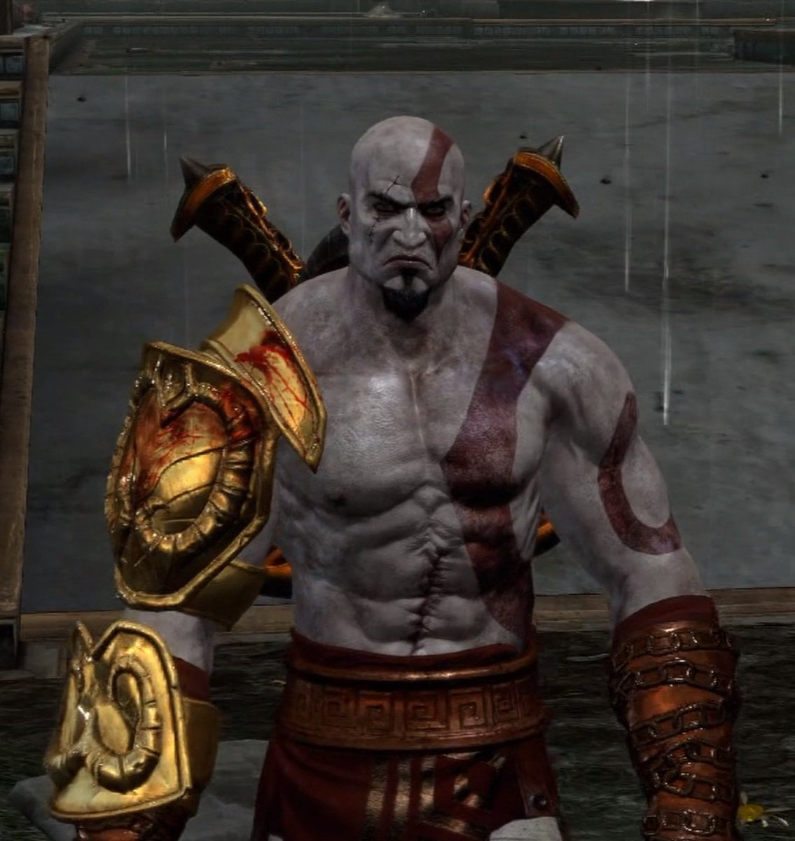 CasteLiebert's tweet image. Só lembrando pessoal: O Kratos NÃO é negro. Ele nunca foi.

E o fato dos atores do personagem nos jogos serem negros não muda ou afeta em absolutamente nada.