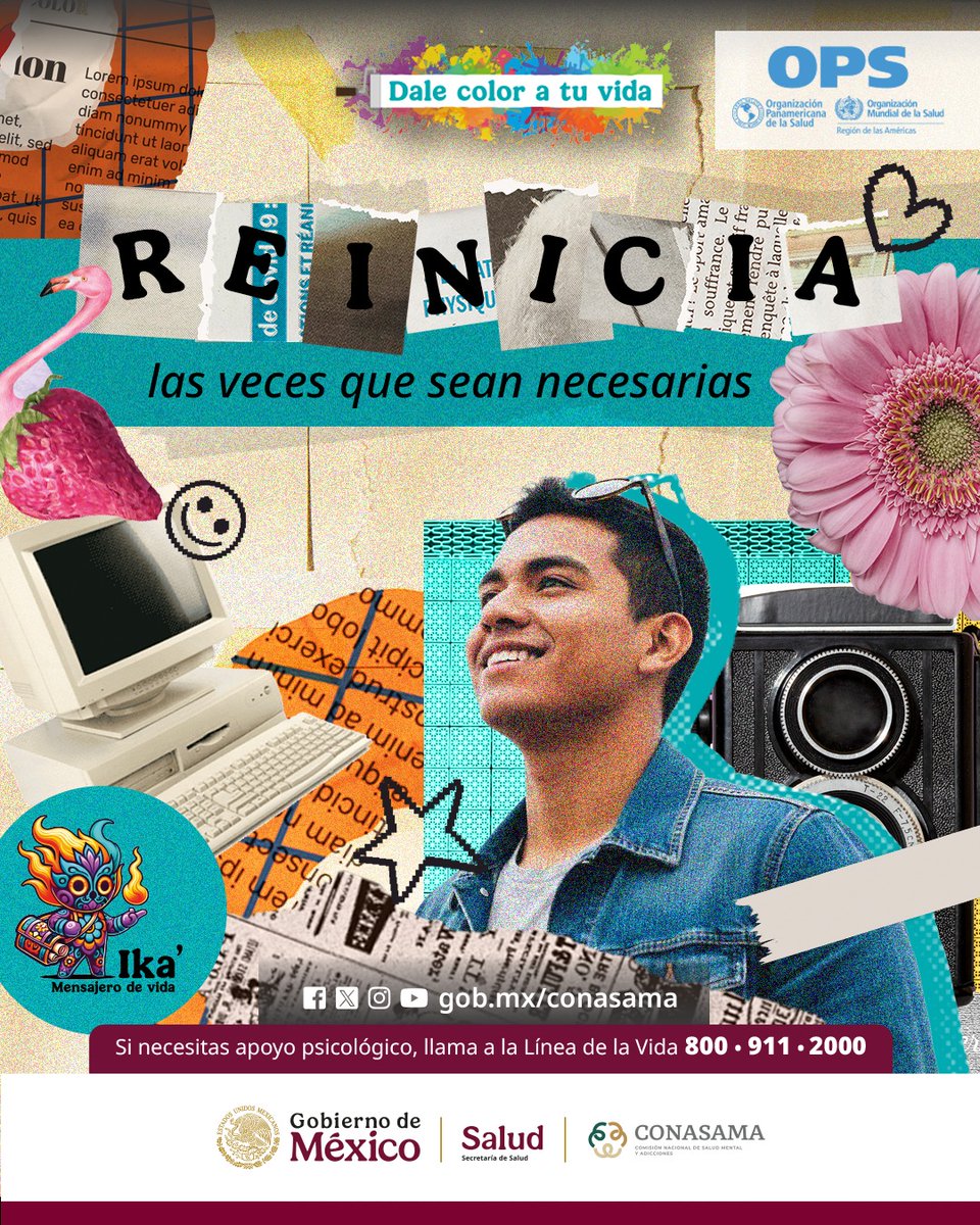 CEAADIC_Chih's tweet image. La vida no es una línea recta.  Habrá días pesados, errores inevitables y momentos en los que simplemente necesitamos empezar de nuevo. Y eso está perfectamente bien.