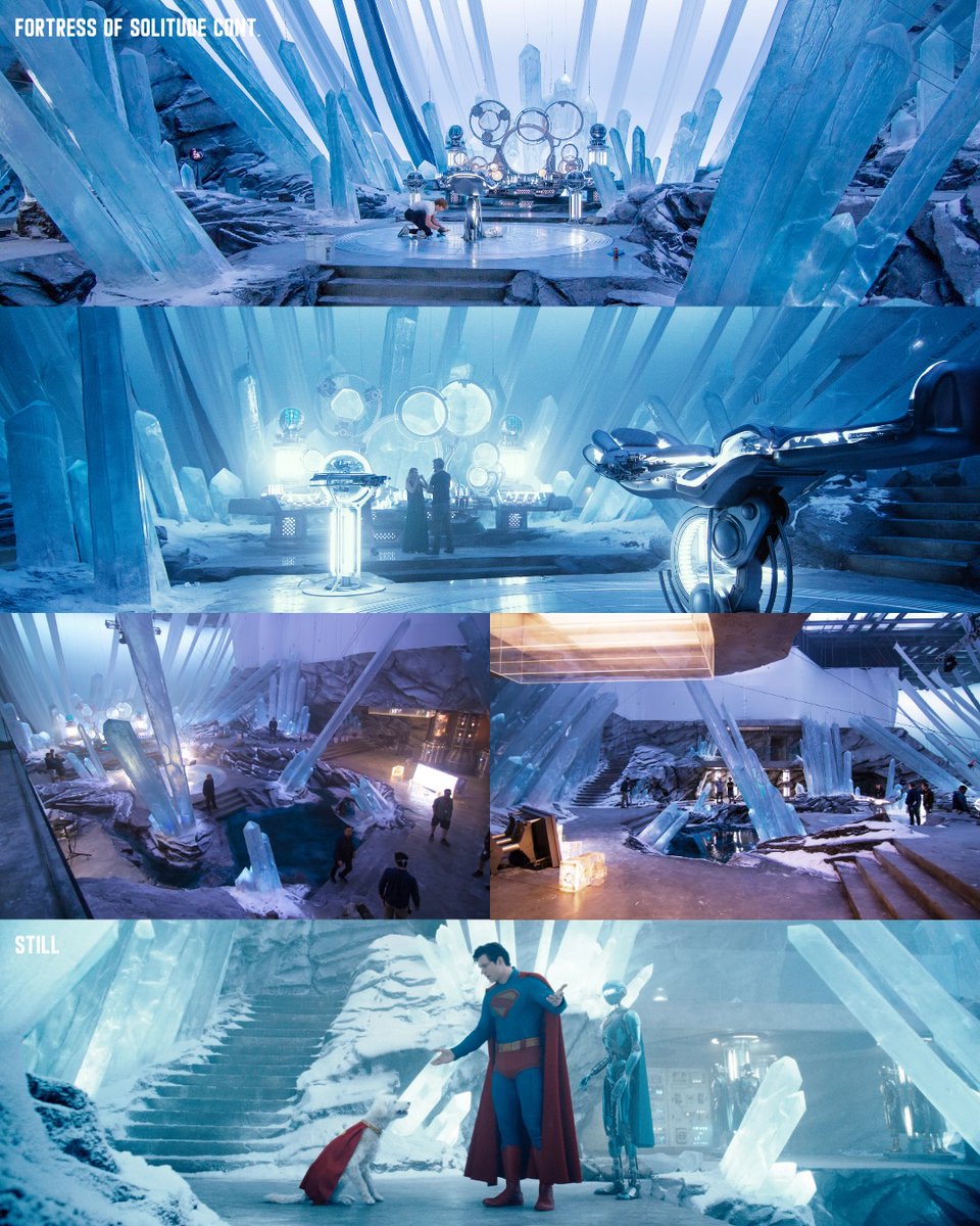 Production design samples for the #Superman Movie.
From concept art to realization on the film sets. Work directed by Beth Mickle.
Fortress of Solitude