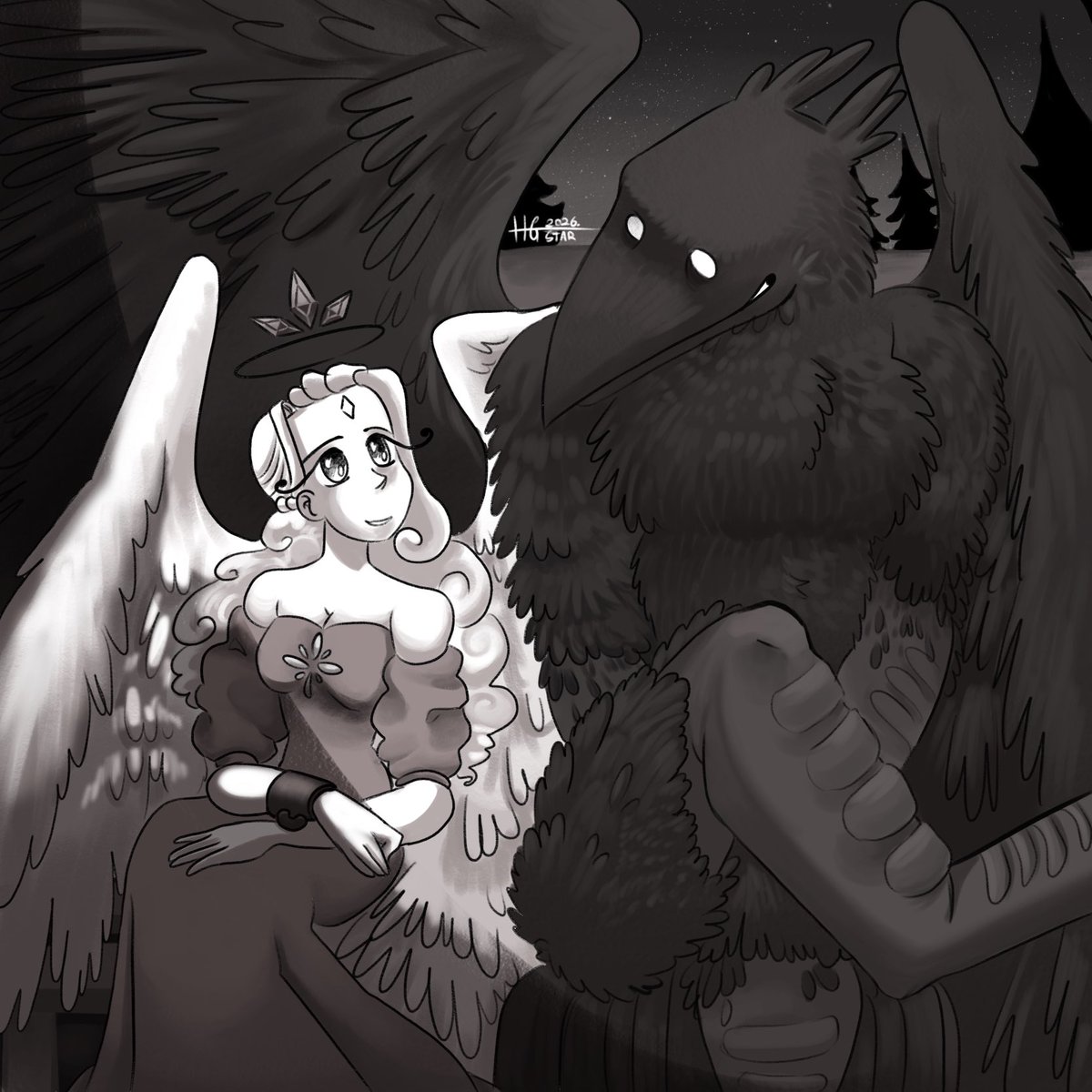 Soo… in the end, we finally get it together, huh? ( Chapter III: the angel ) 
#Slaytheprincess