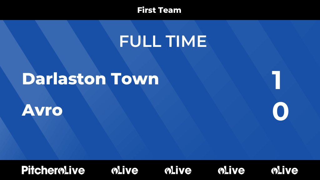 FULL TIME: Darlaston Town 1 - 0 Avro
#DARAVR #Pitchero
darlastontown1874fc.com/teams/116581/m…