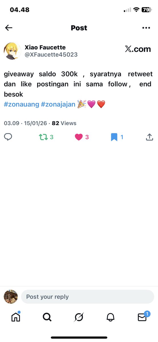 cqheats's tweet photo. @XFaucette45023 Bismillah, Done yaa kak Wish me luck! sehat selalu kakak 🩷🫶🏻🤩 https://t.co/GexlWehvfE