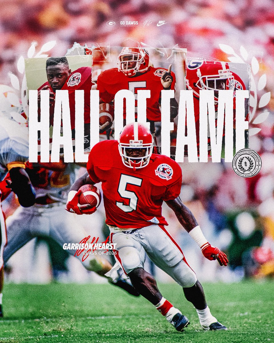 Garrison Hearst has been elected to the College Football Hall of Fame 

Congratulations, <a href="/garrisonhearst5/">Garrison Hearst</a> ‼️

🔗: gado.gs/dy5

#GoDawgs
