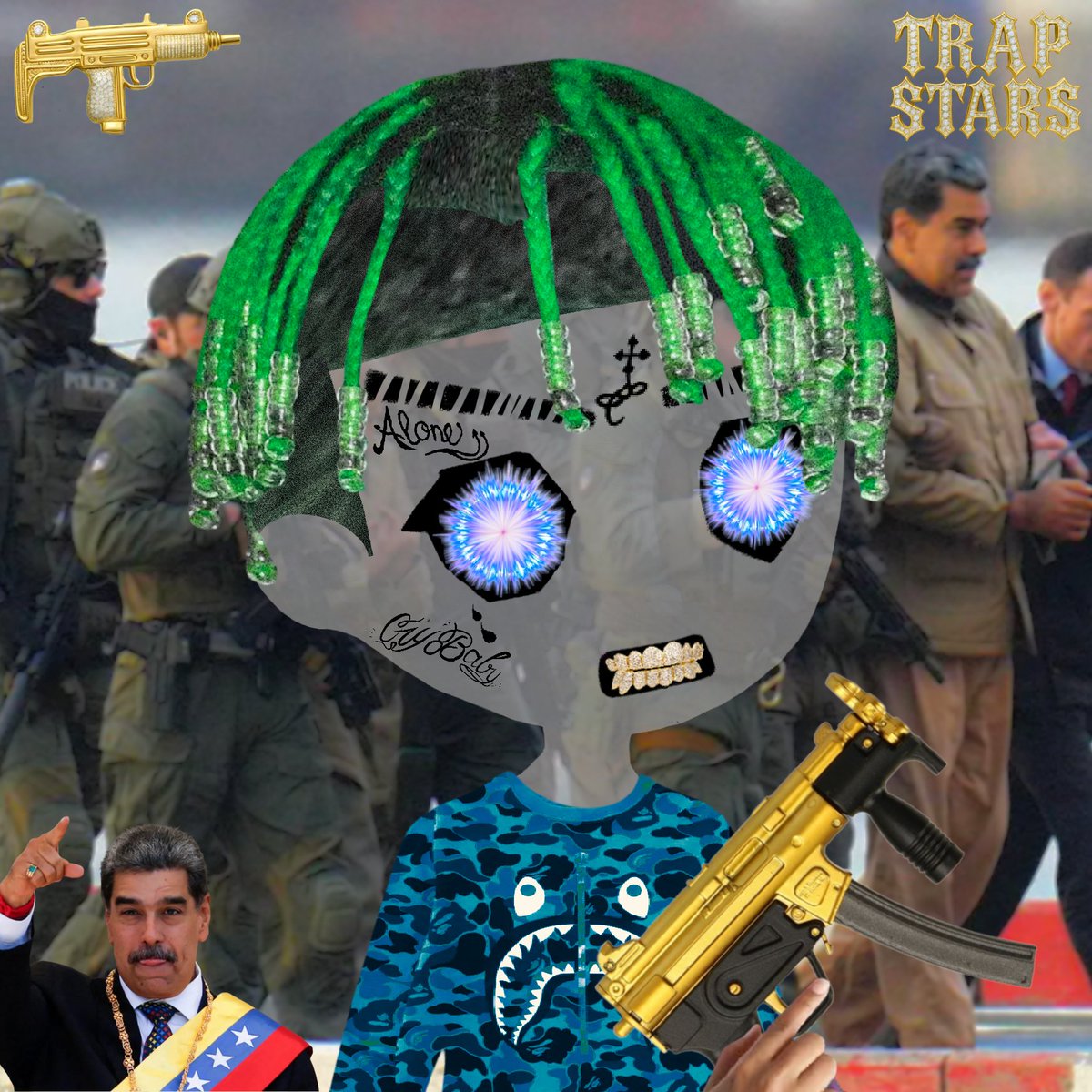TrapStarsSOL's tweet photo. 🚨Limited run of Maduro backgrounds for FREE on the trait shop🚨

Get em while theyre hot🔥🫡

https://t.co/9qzcZi1O0o https://t.co/LbPvOQoMEX