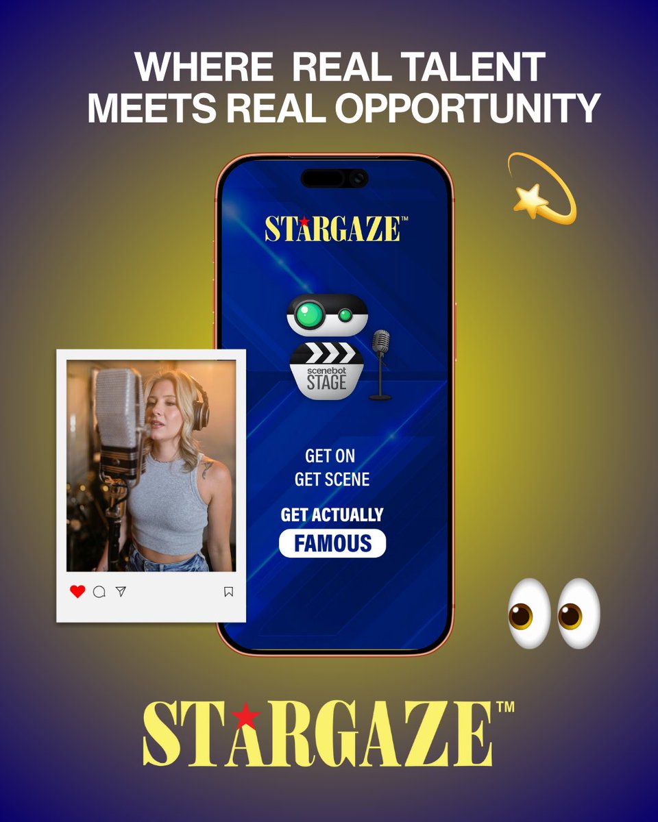 ✨ The community you’ve been waiting for is here!

Download the Stargaze app to find your crowd and watch your following reach new heights. 🚀

#getfamous #hollywood #stargazeapp