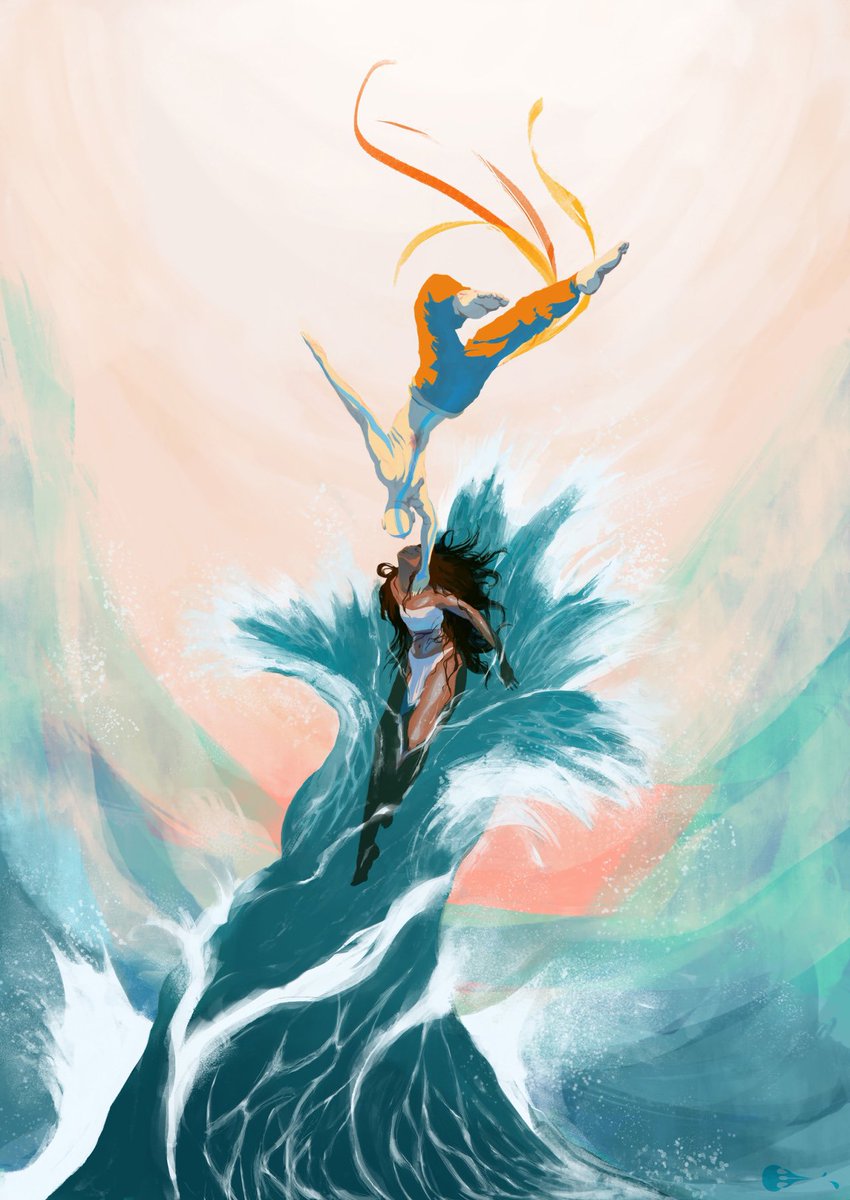 dailykataang's tweet image. they are canon soulmates and spiritually bound for life  

🎨: @iscoppie