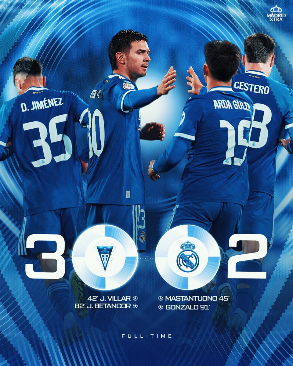 MadridXtra's tweet image. 🚨 REAL MADRID ARE OUT OF COPA DEL REY.