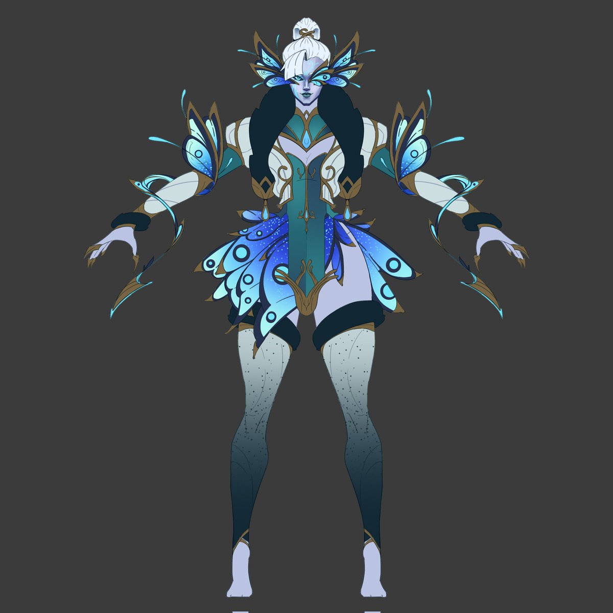 Damianfate's tweet image. Faerie Court #Zyra ❄️🦋
#LeagueOfLegends #ArtofLegends  #FaerieCourt