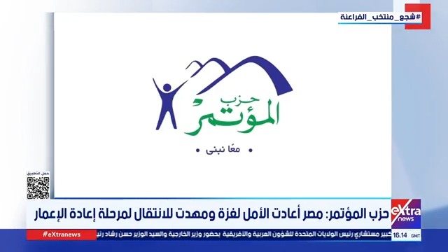 حزب المؤتمر: مصر أعادت الأمل لغزة ومهدت للانتقال لمرحلة إعادة الإعمار #شروق_عمادالدين 