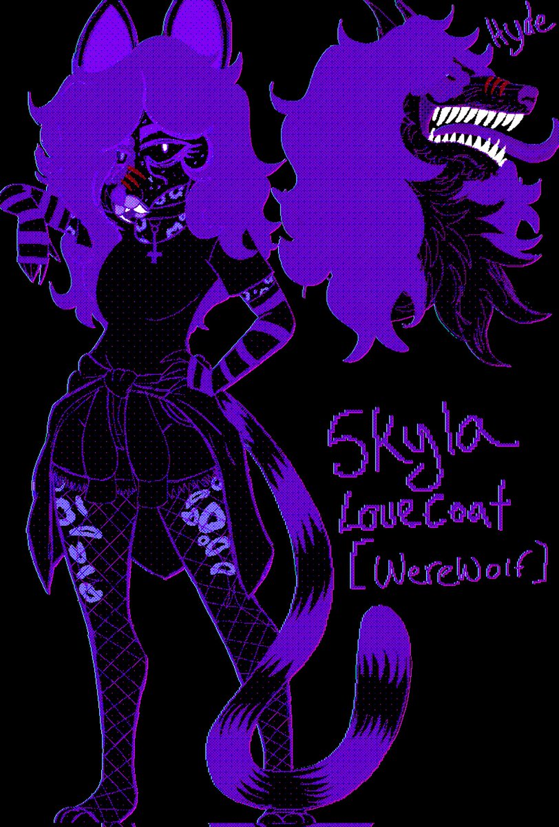 AMkinSylveon's tweet photo. [satan's wicked temptress]
is in form of a sassy and socially awkward Feline!
Meet Skyla LoveCoat 
Natural occultist, and girlfriend to our beloved priest John Ward 

WARNING
do not provoke when its a full moon, otherwise Hyde will eat you
#FAITH #FAITHTUT #faiththeunholytrinity https://t.co/w7UHwQIjXE