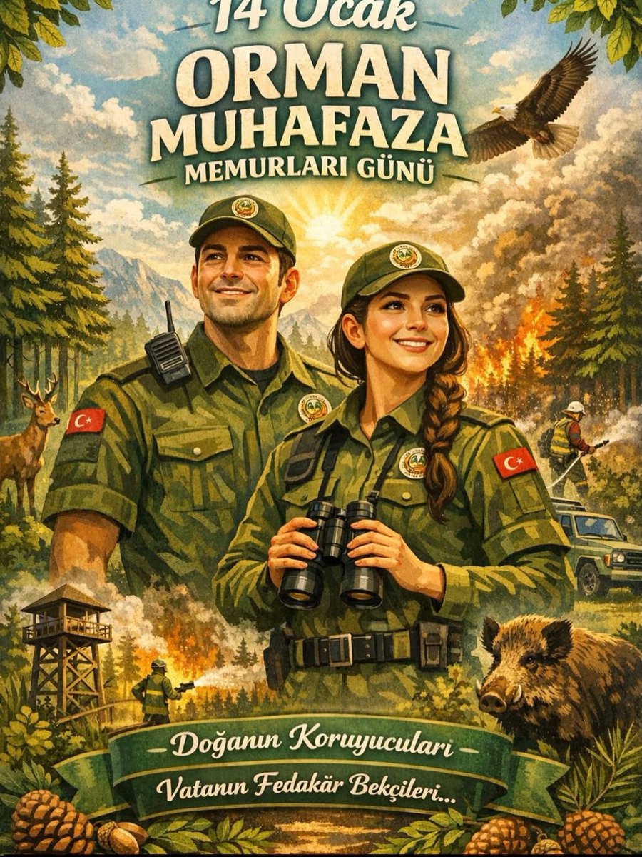 Orman Muhafaza Memurları Günümüz Kutlu Olsun🌲