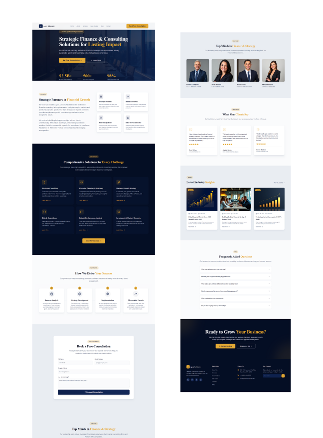 EmmanuelG116086's tweet photo. Built a modern Finance & Consulting Agency landing page.
Focused on trust, clarity, and conversion.
Clean UI, strong structure, and client-ready design.
#WebDevelopment #LandingPage #UIUX #SaaS #LovableAI #figma https://t.co/hWzAchrunk