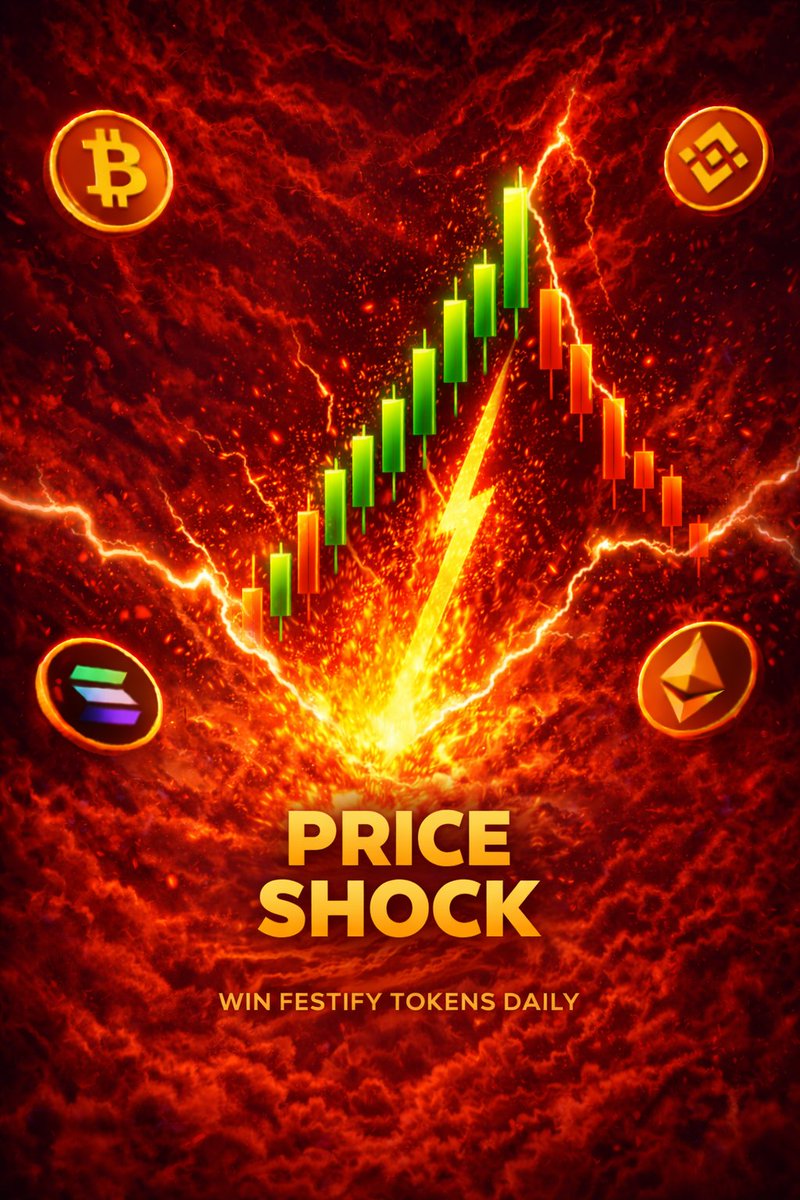 Festifyofficial's tweet photo. 💥 Crypto Clash: Price Shock
Sudden spikes.
Instant reactions.

Play now 👉 https://t.co/0qKFxf1tfT

#Festify #CryptoClash #PriceShock #CryptoGame #TradingContest https://t.co/R2v5AdhaOY