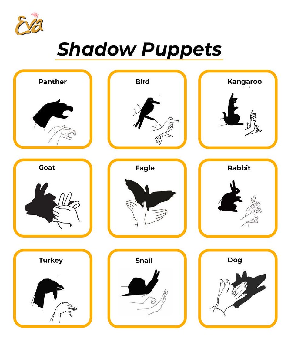 Want to make bath time more interesting for your kids? Here's how to make fun shadow animals for them.

Tell us which of these shadow animals you have made before 👇🏽 

#EvaSoap #EvaNigeria