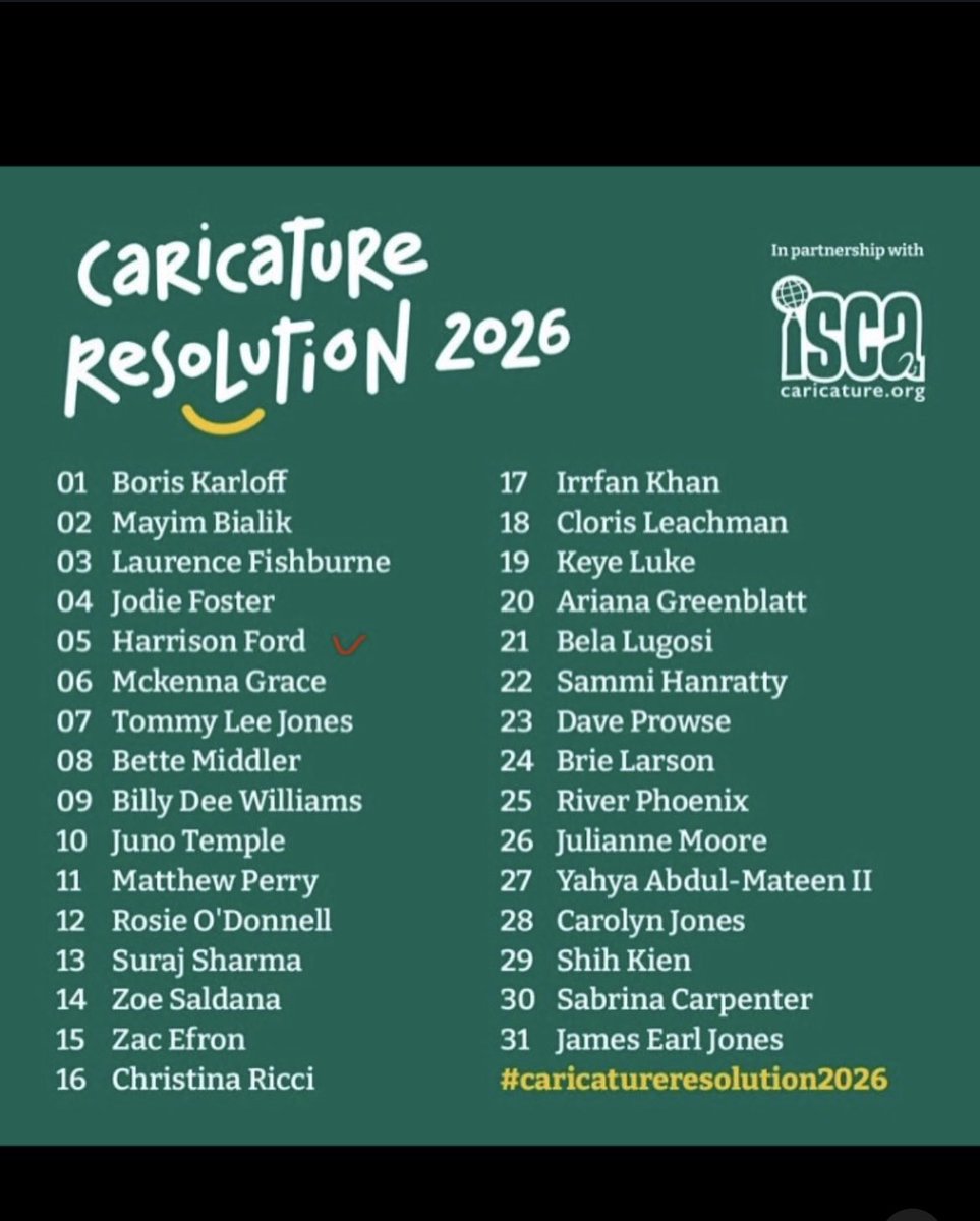 My Zoe Saldana for Caricature Resolution 2026! Right out of my sketchbook. Celebrity caricatures are the hardest for me. How did I do? #caricatureresolution2026 #caricature #isca #zoesaldana